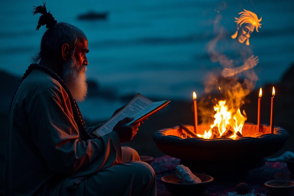Maha Mrityunjaya Yajna consacré à Shiva et réalisé en Inde